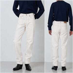 Hello Sunflower Denim Men's Standard fit 5 Pocket Jeans white size 30x32
